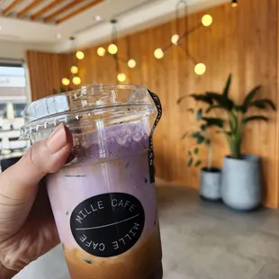 Ube coffee