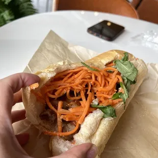 Banh mi pork belly