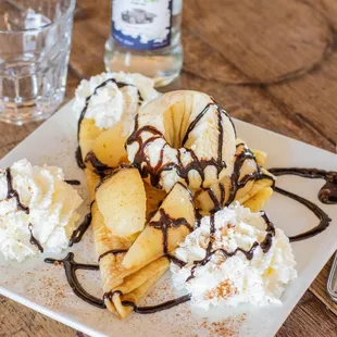 Pear Belle Helene Crepe