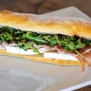 Mascarpone Tart & Di Parma Sandwich