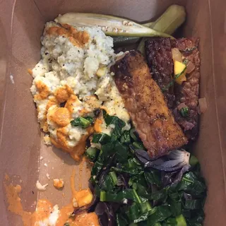 Plum & Black Pepper Glazed Tempeh (GF)