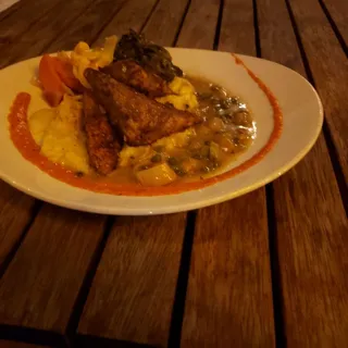 Creole Tempeh (GF if youre ok with bourbon)