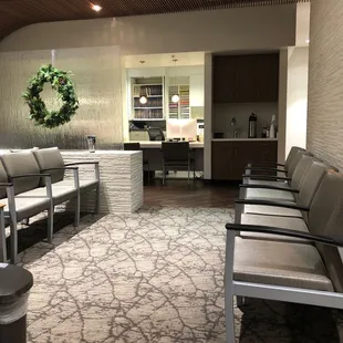 Reception area