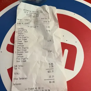 Receipt