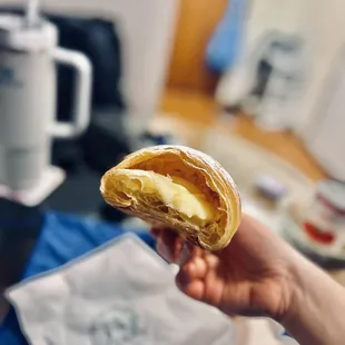 Tahitian Vanilla Custard Croissant