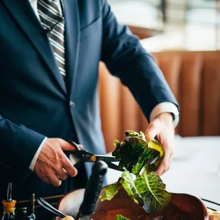Our hand cut Caesar Salad