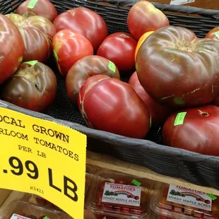 Local tomatoes