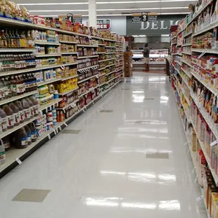 Well stocked shelves. The opposite of the Soviet Union.