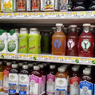 Hippie drinks section