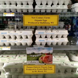 Locally sourced eggs