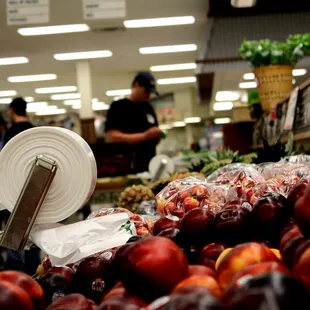 Produce delivered six times a week.