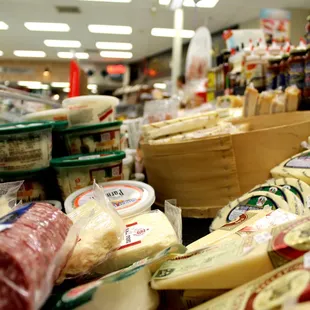 Wide variety of specialty and local cheese.