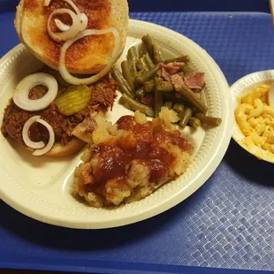 Chopped BBQ sammich