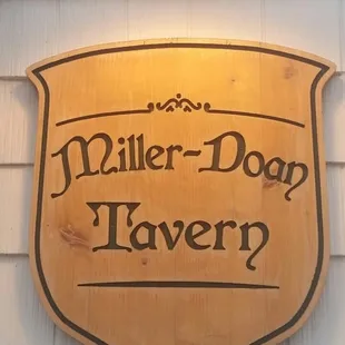 a sign for miller - doan tavern