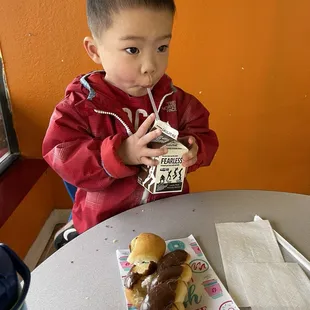 Happy kid happy mom. Chocolate overload.