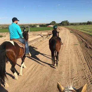 Early morning is a wonderful time to trail ride before it gets too hot.
