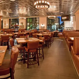 interior, sushi and sashimi