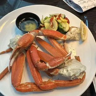 Snow crab side of veggies