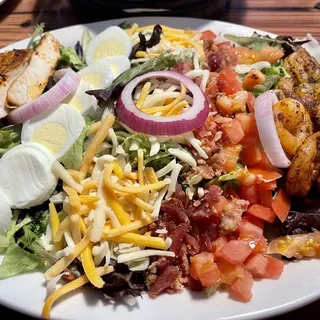 BLACKENED SHRIMP & CHICKEN COBB SALAD