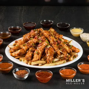 Double Zingers Mountain Melt with 18 Sauces