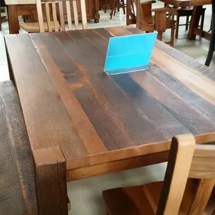 Beautiful hardwood table