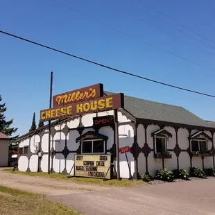 the outside of the building