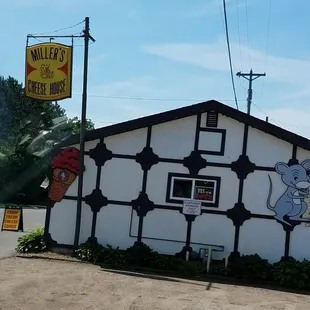 the exterior of the restaurant