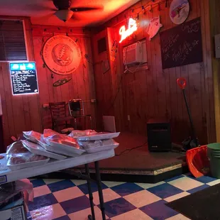 Bad area! Meat raffle going on tonight.