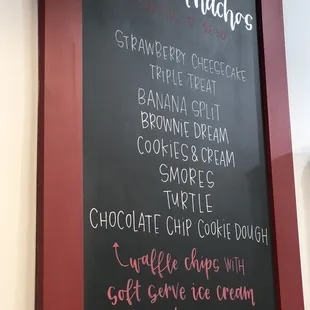 Ice cream nacho flavors