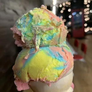 And the fun kids ice cream also available for adults!