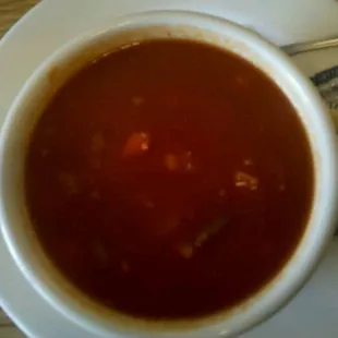 a bowl of soup