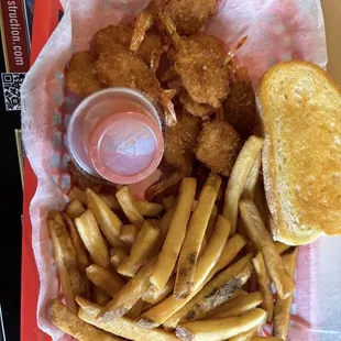 Shrimp and fries