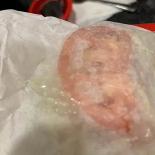 This is one of the bags that is wet and leaking - not much of a "container".