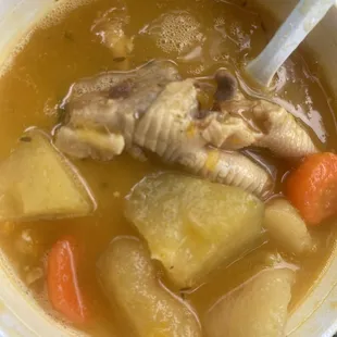 Chicken foot soup