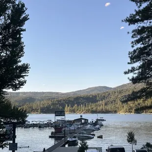 View from upstairs dining area