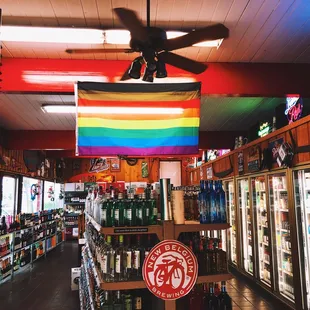 the inside of a store