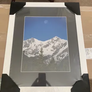 E-surface print from mpix that I matted and framed