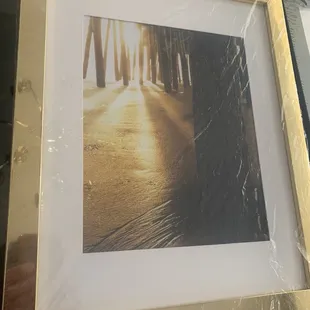 E-surface print from mpix that I matted and framed