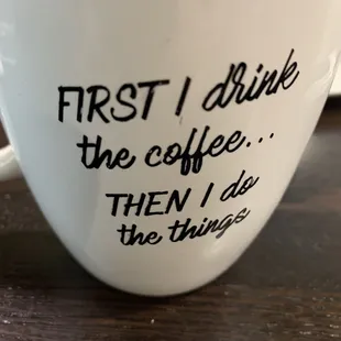 Great cup of coffee