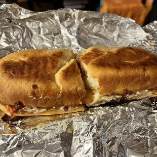 Italian sub. Yummy!!