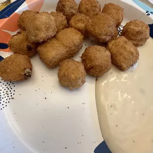 Hot and spicy cheese balls