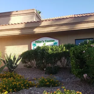 the front of the restaurant