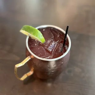 Strawberry Watermelon Mule