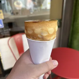 Creme brûlée crepe