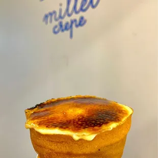 Crème brûlée crepe