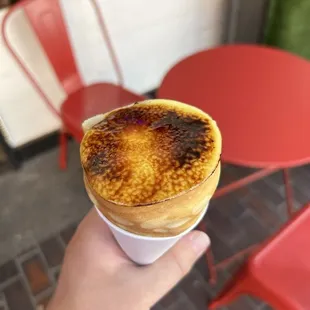 Creme brûlée crepe