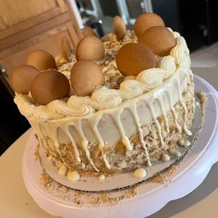 Banana pudding cake