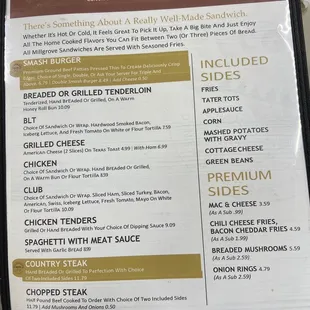 Other side of lunch &amp; dinner