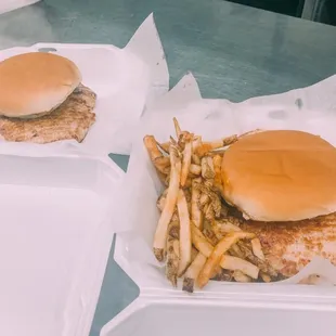 Tenderloin and fries