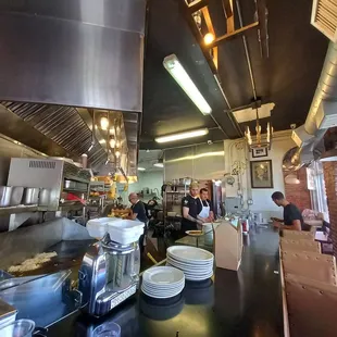 Counter kitchen view